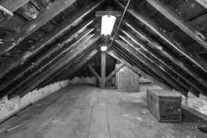 Truss at hip in main attic; 1804
